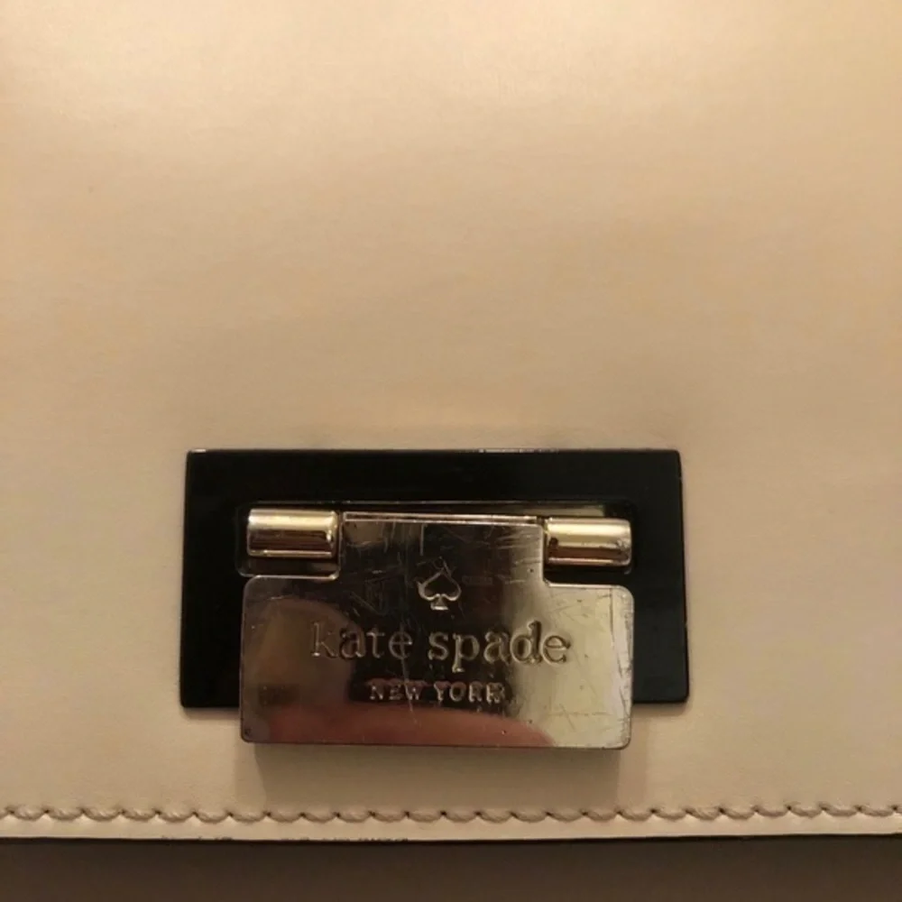Kate spade colorblock trapeze leather bag